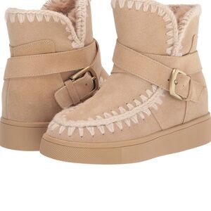 Blondo Anna Waterproof Suede Boots Sand